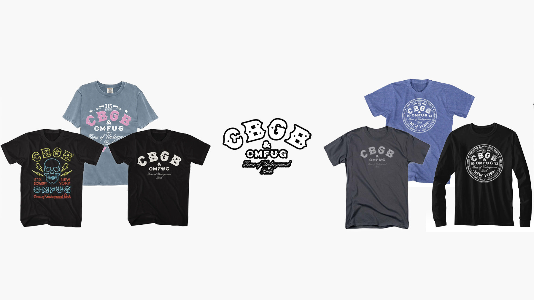 CBGB T-Shirts, Officially Licensed, Free Shipping – Authentic Band