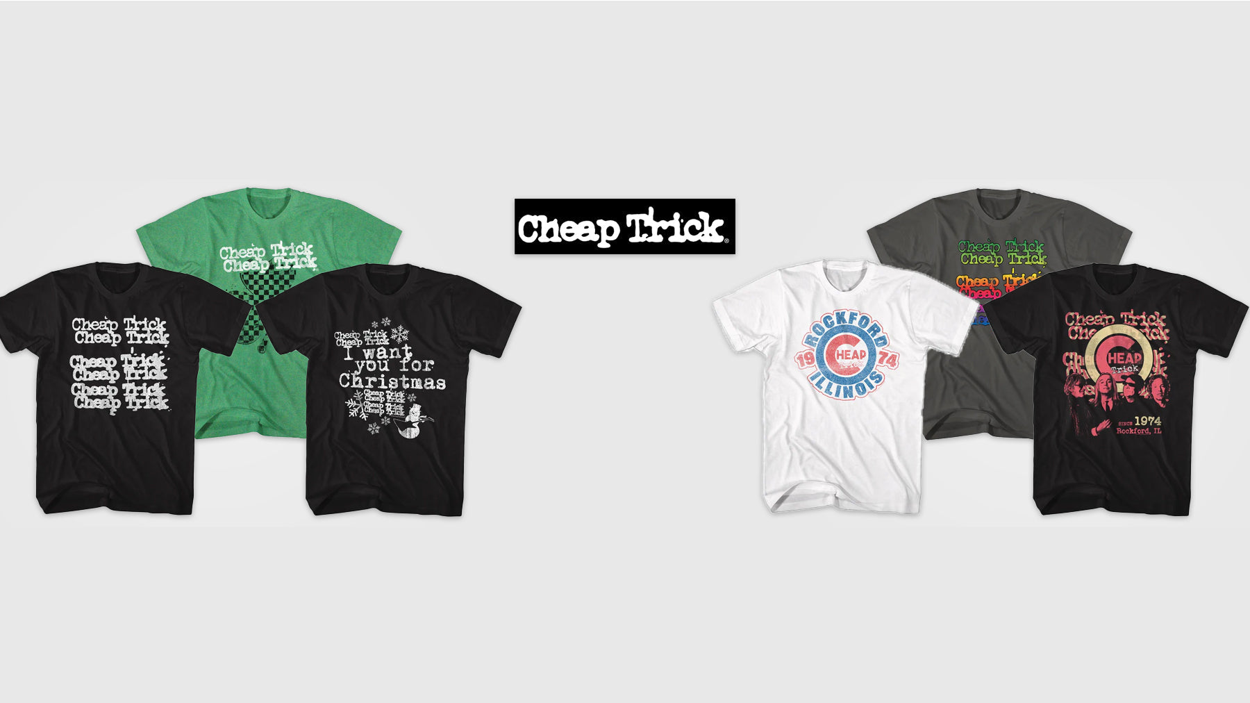CHEAP TRICK T-Shirts, Officially Licensed – Authentic Band Merch