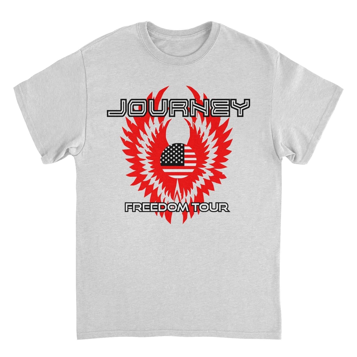Journey Freedom Tour America Ash Grey T-Shirt