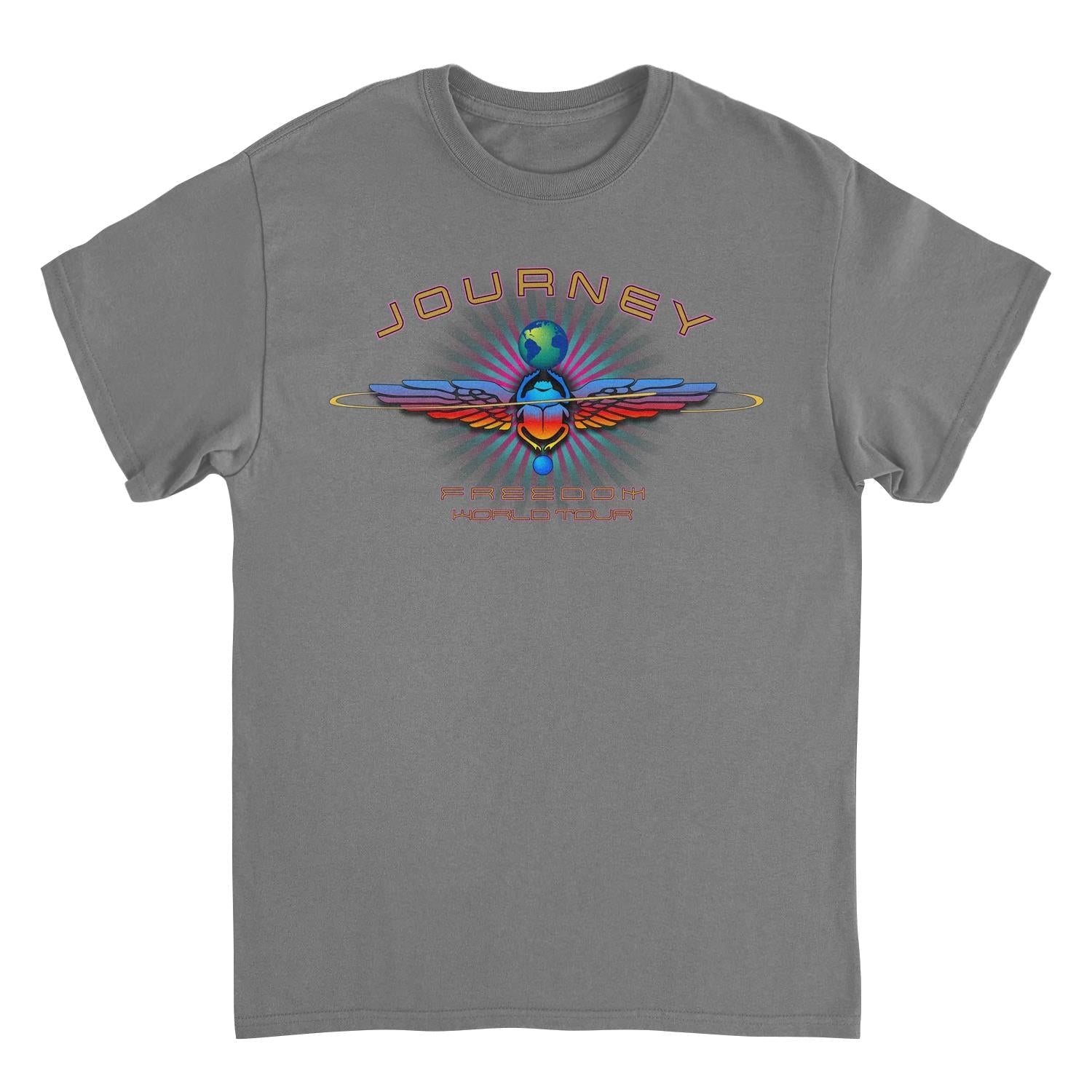 Journey Freedom World Tour Scarab Charcoal T-Shirt