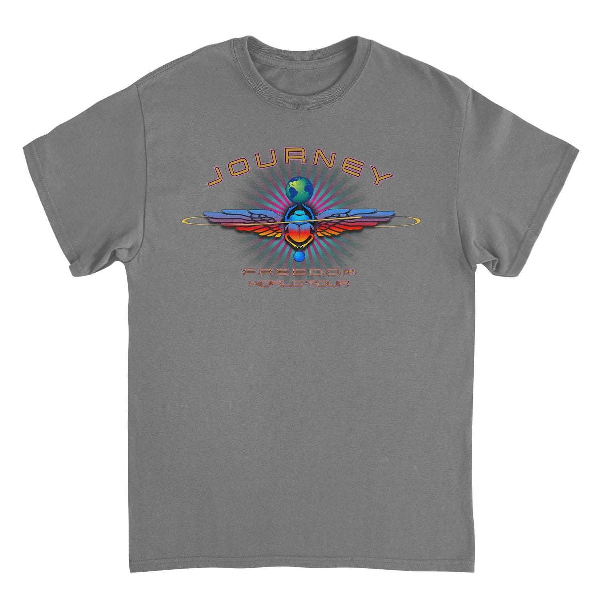Journey Freedom World Tour Scarab Charcoal T-Shirt