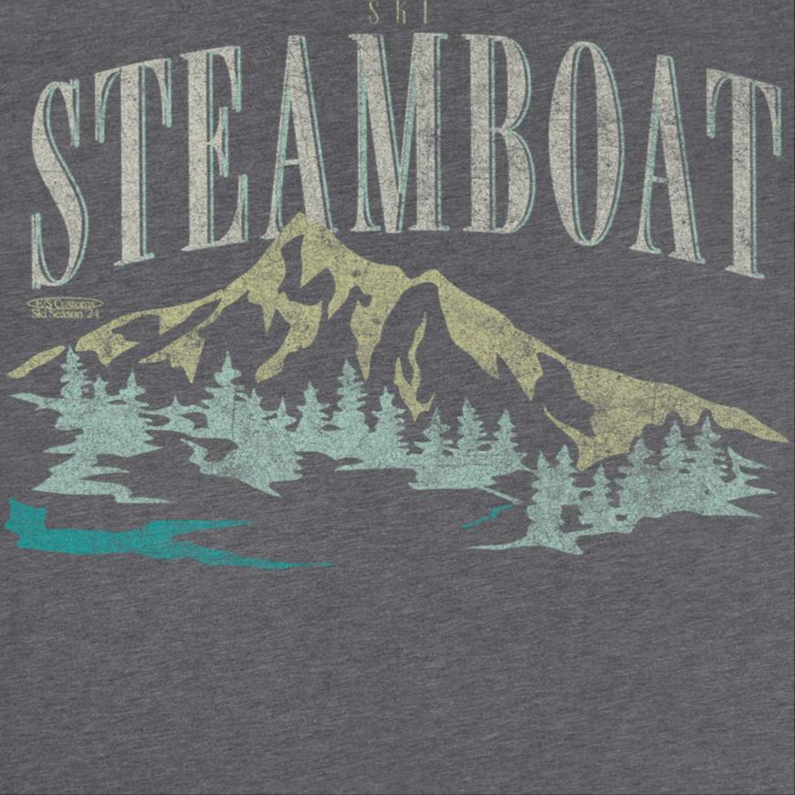 Ski Steamboat Dark Heather T-Shirt