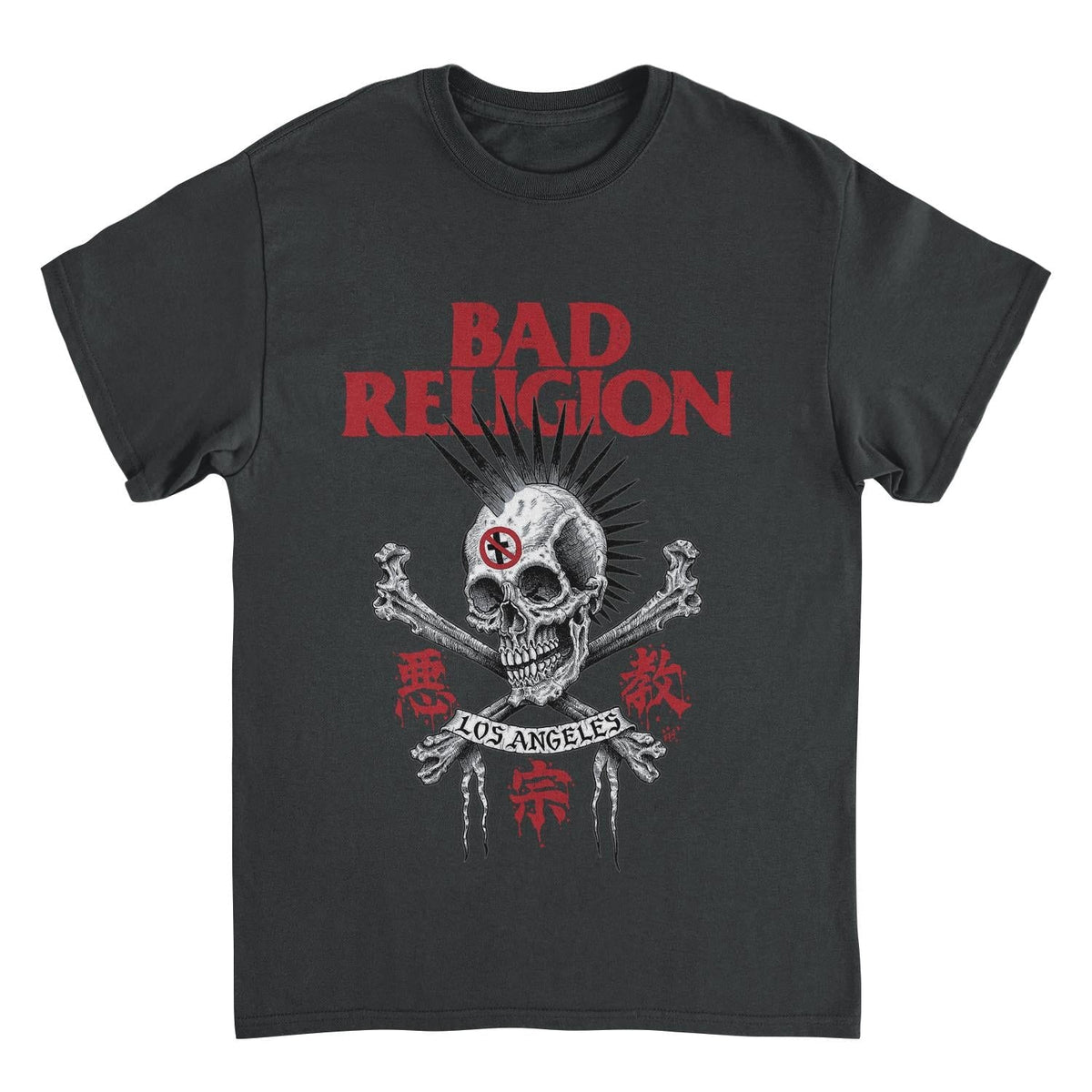 Black t-shirt with &