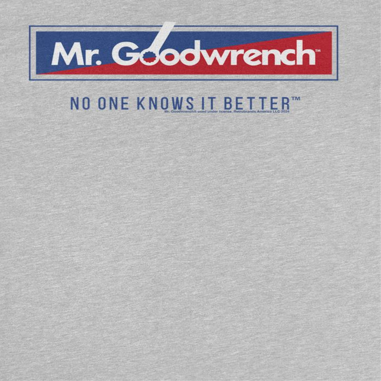 Mr Goodwrench No One Knows Sport Grey T-Shirt