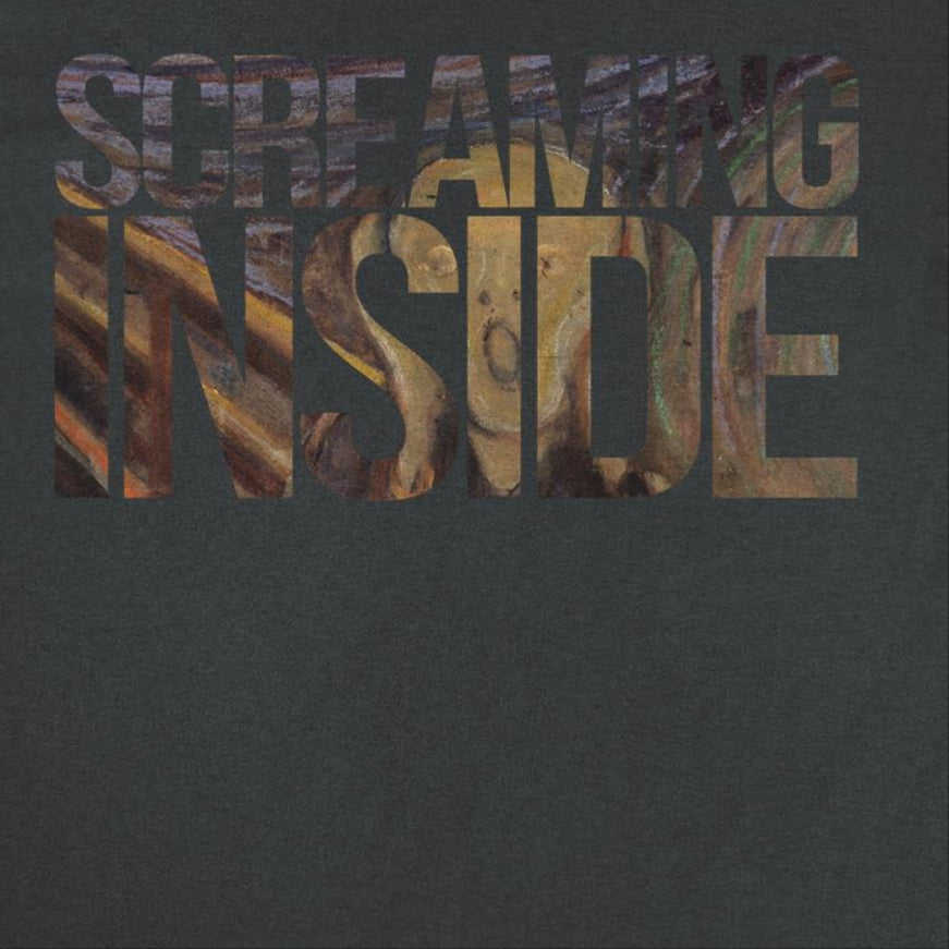 Classic Paintings Screaming Inside Munch Black T-Shirt