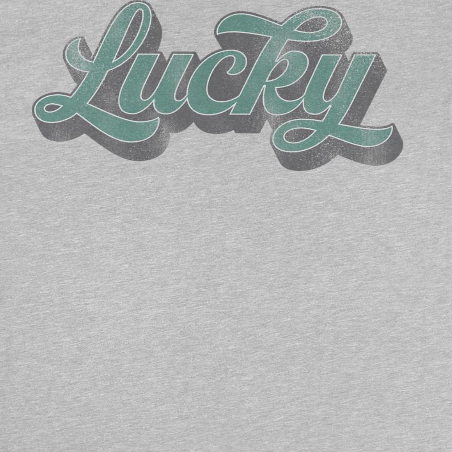 St. Patricks Day Lucky Script 3D T-Shirt