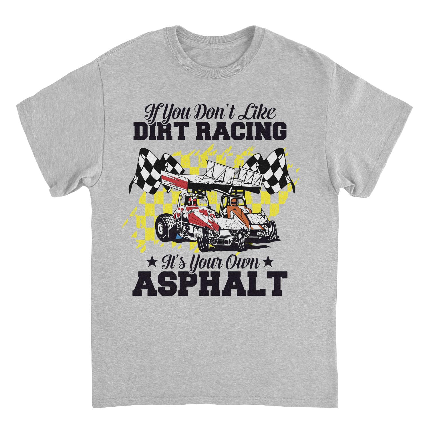 World of Outlaws Its Your Own Asphalt Sport Grey T-Shirt