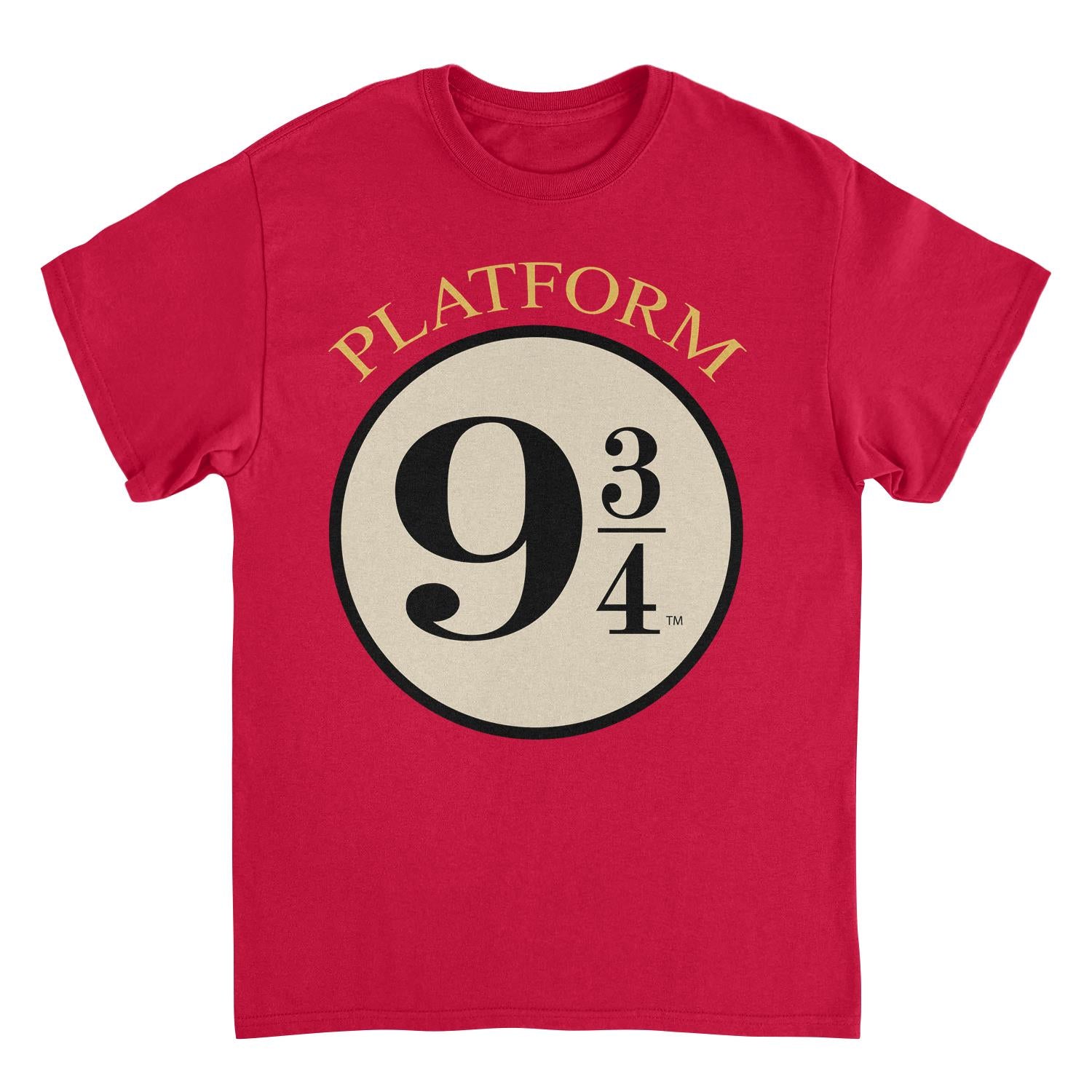 Harry Potter Platform 9 34 Red T-Shirt