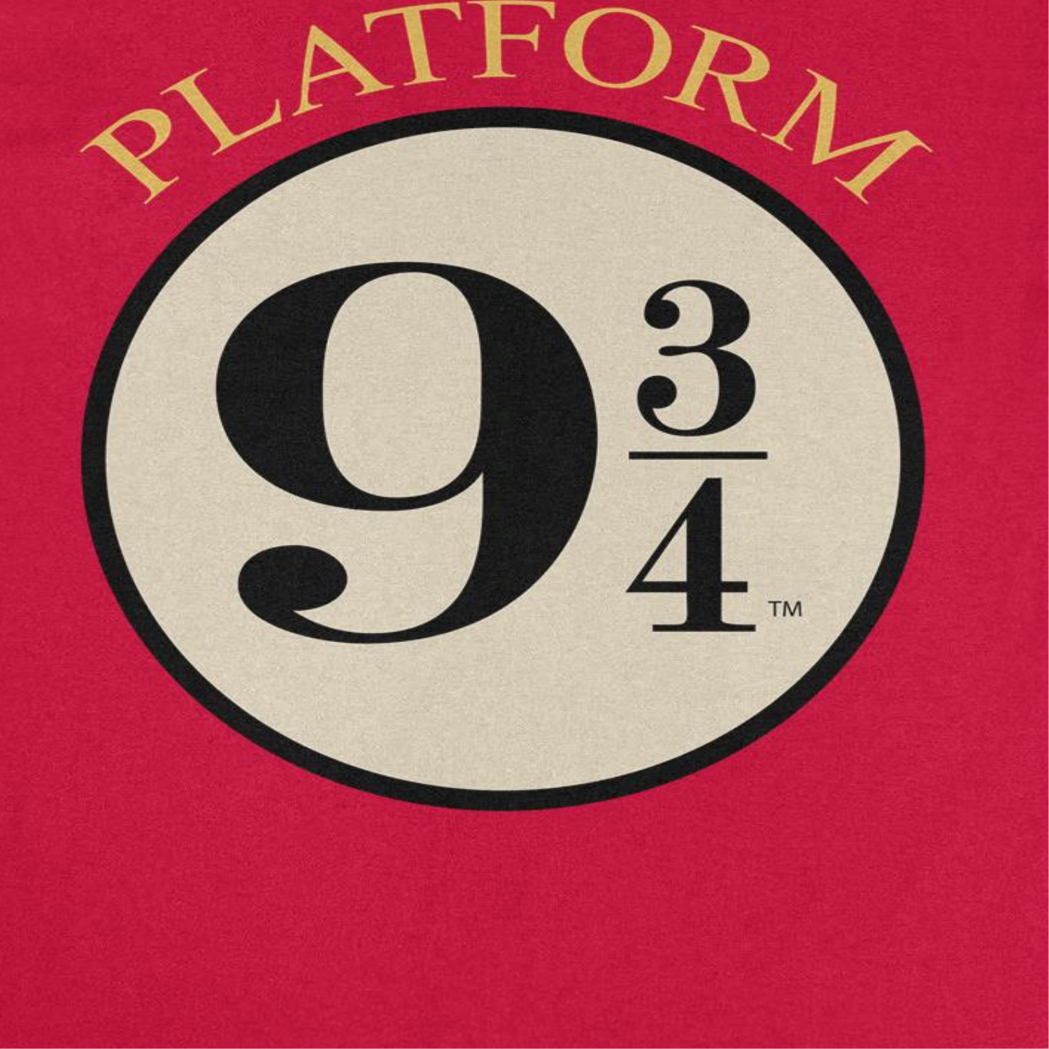 Harry Potter Platform 9 34 Red T-Shirt