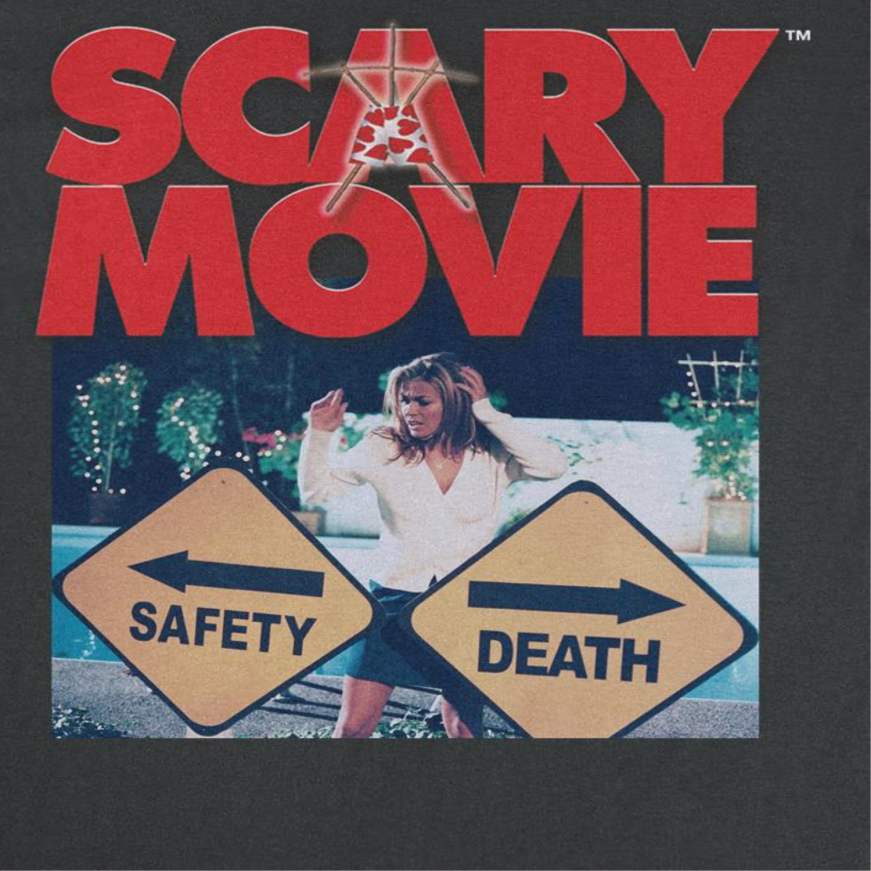 Scary Movie Paths Black T-Shirt