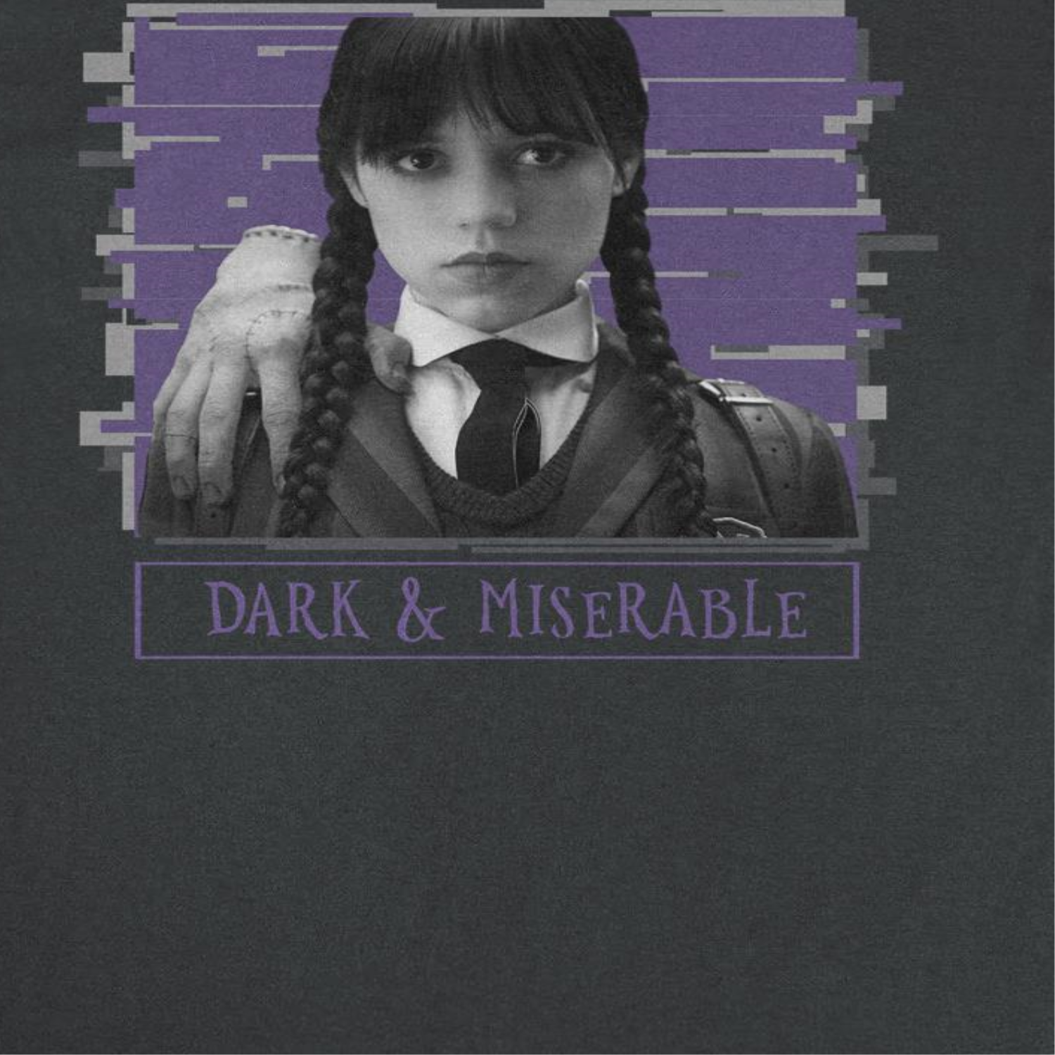 Wednesday Dead Inside Black T-Shirt