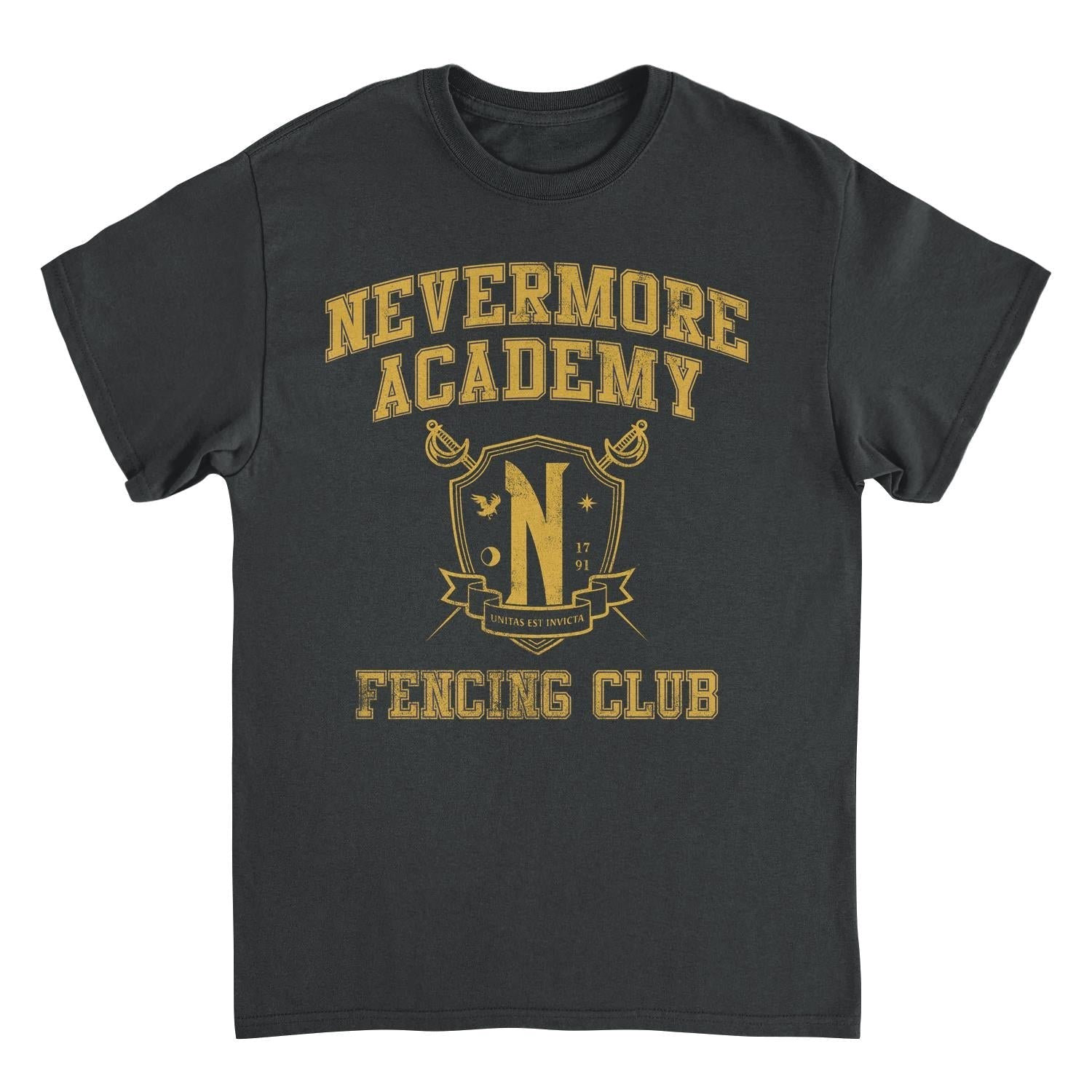 Wednesday Fencing 4 Black T-Shirt