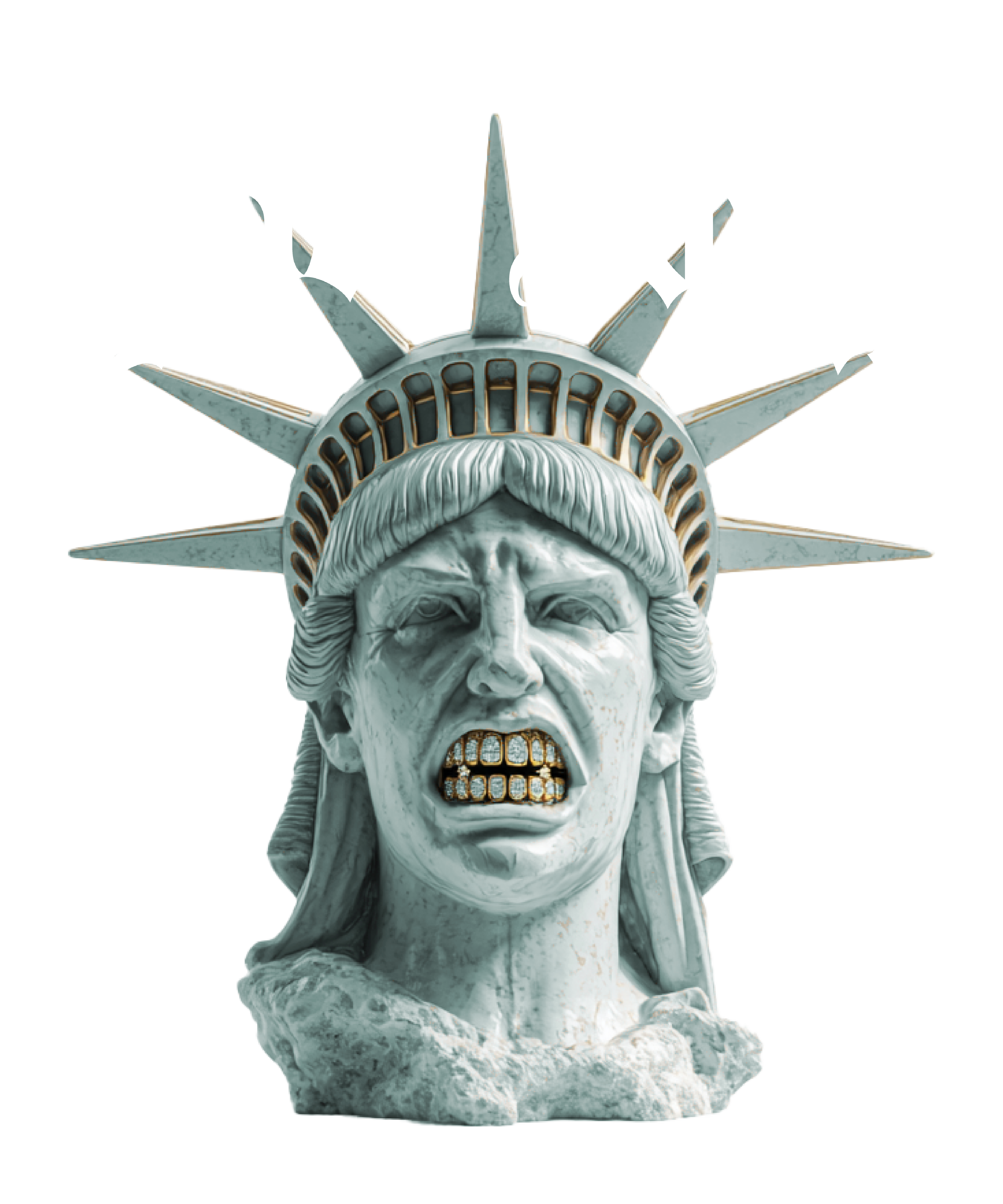 Zoo York ZoStatue of Liberty Gold Grill Smile T-Shirt