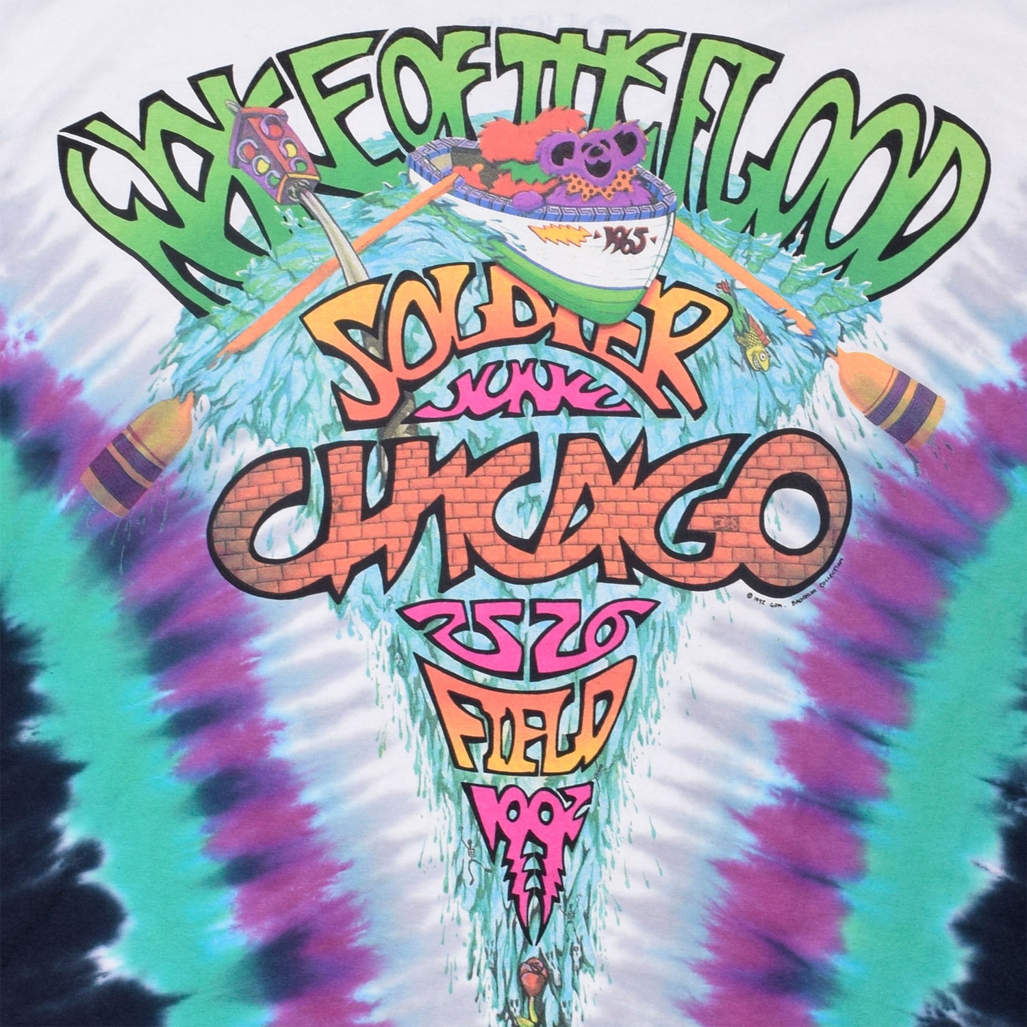 GRATEFUL DEAD Long Sleeve T-Shirt, Wake of The Flood