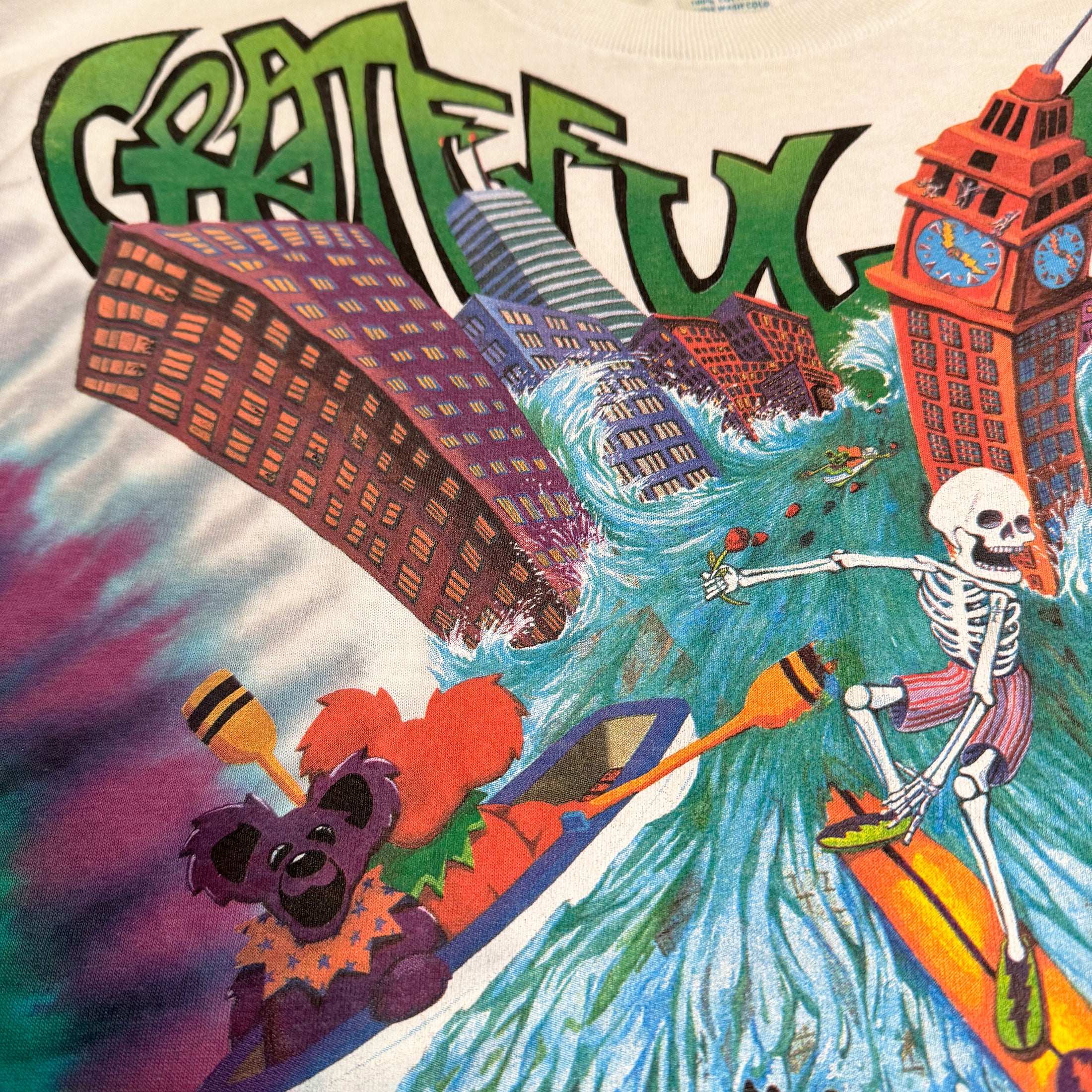 GRATEFUL DEAD Long Sleeve T-Shirt, Wake of The Flood