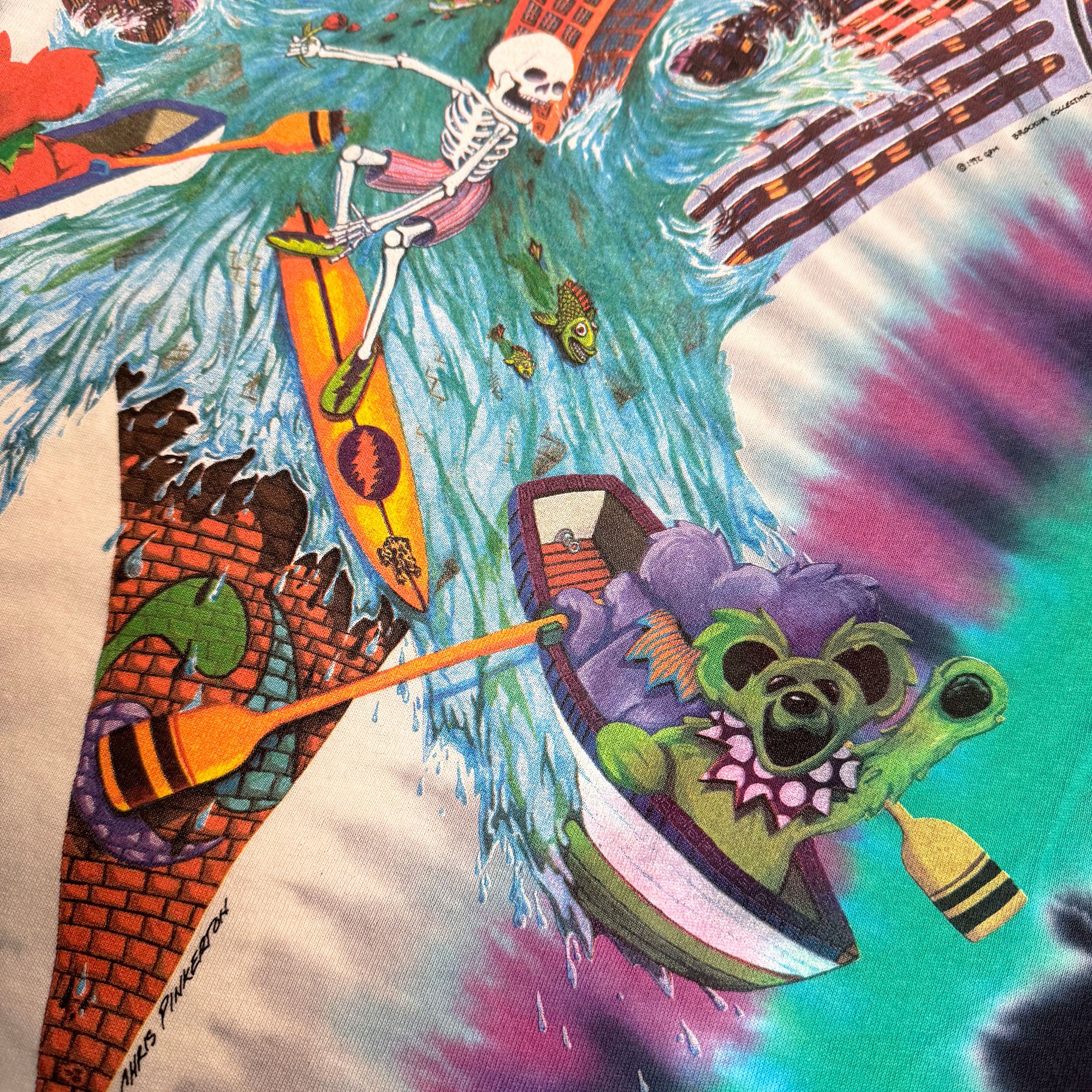 GRATEFUL DEAD Long Sleeve T-Shirt, Wake of The Flood