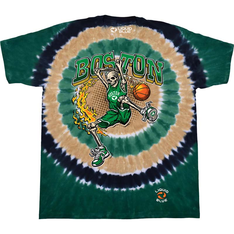 DUNKER BASKETBALL SKELETON T-Shirt, Boston