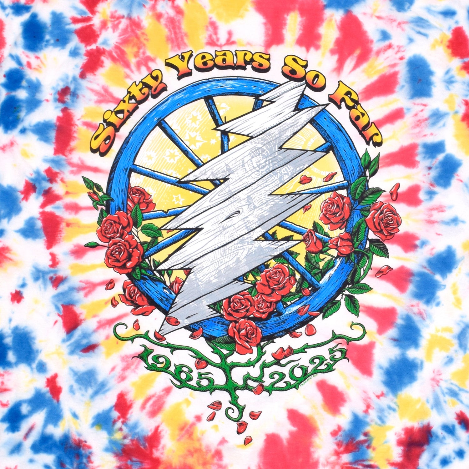 GRATEFUL DEAD T-Shirt, 60th Anniversary