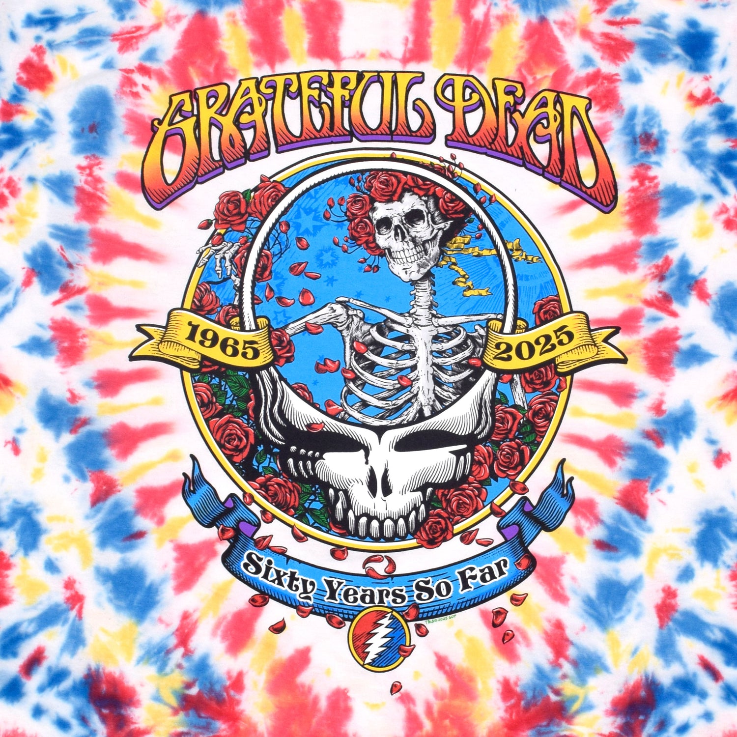 GRATEFUL DEAD T-Shirt, 60th Anniversary