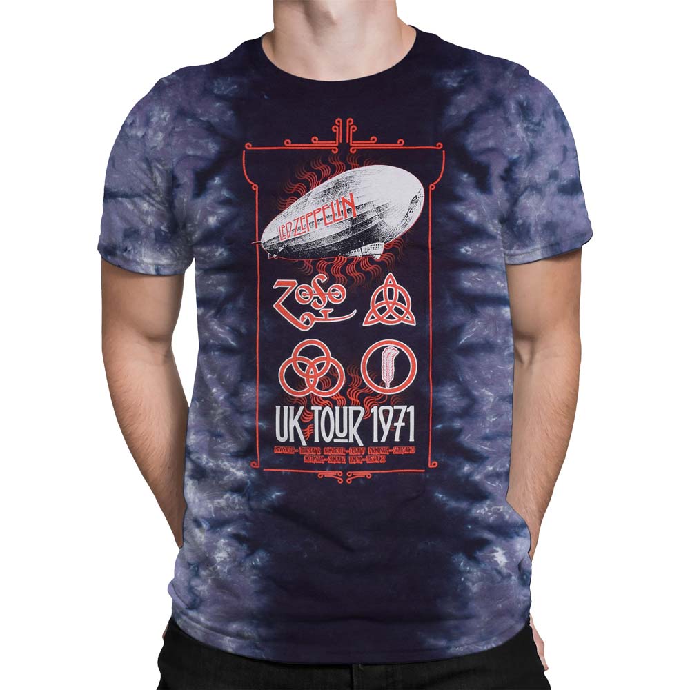 LED ZEPPELIN Superb T-Shirt, UK Tour 71