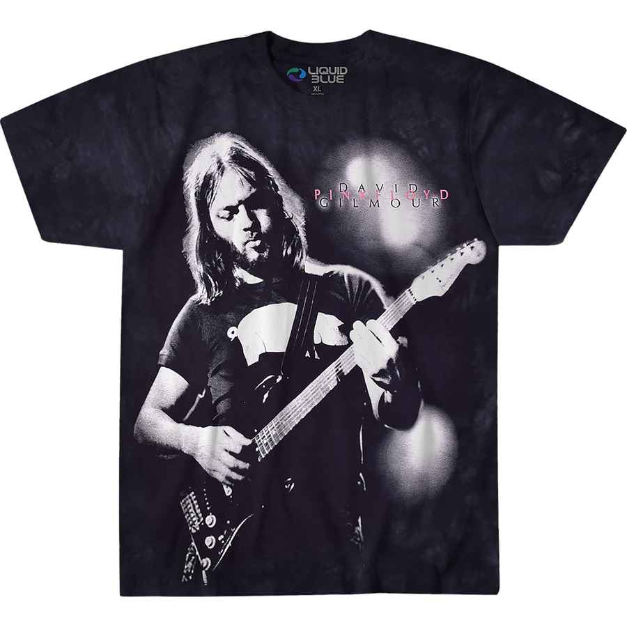 Rock Off Official David Gilmour '72 Black T-Shirt - Licensed Cotton Tee, Unisex Fit, Sizes S-XXXL