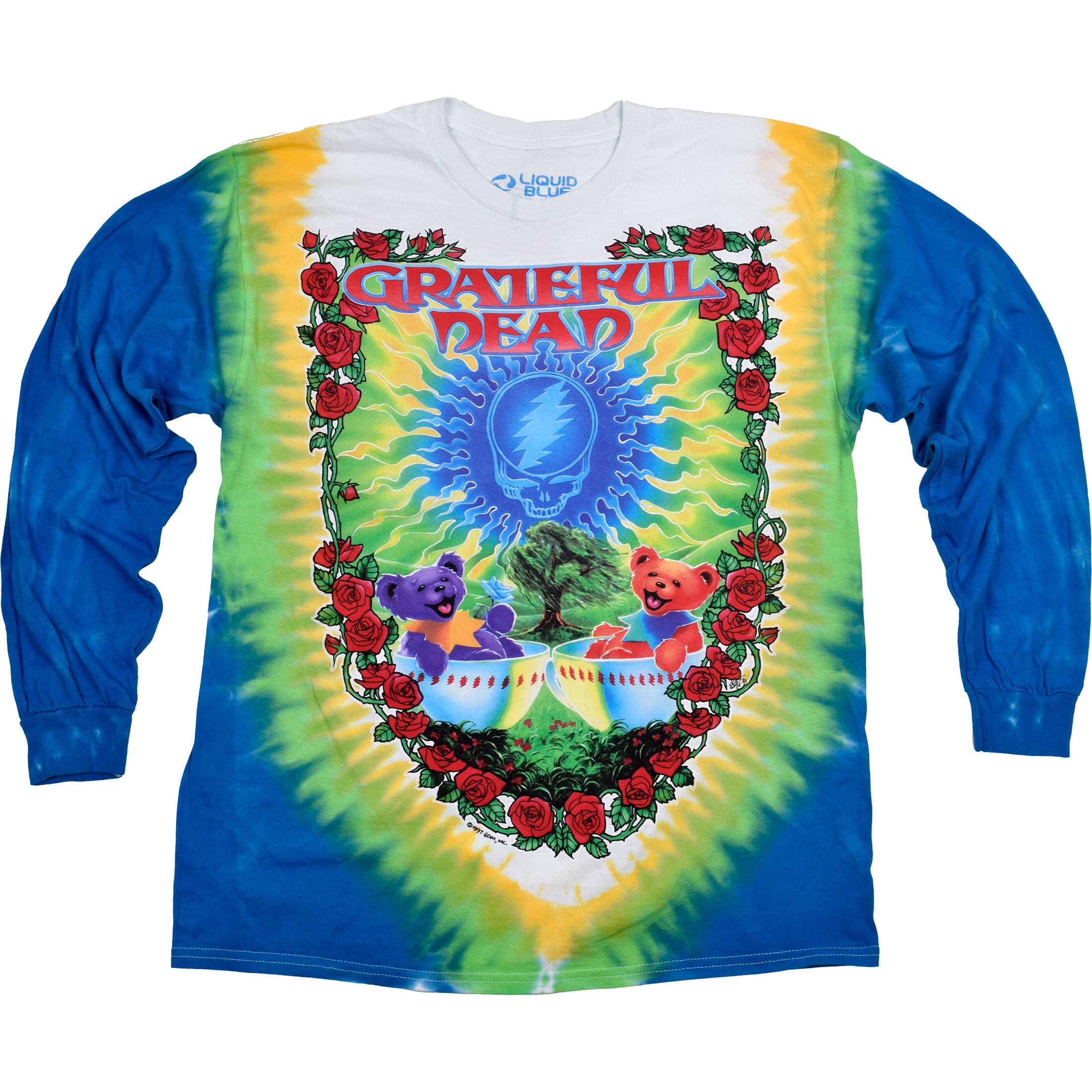 GRATEFUL DEAD Long Sleeve T-Shirt, Scarlet Fire