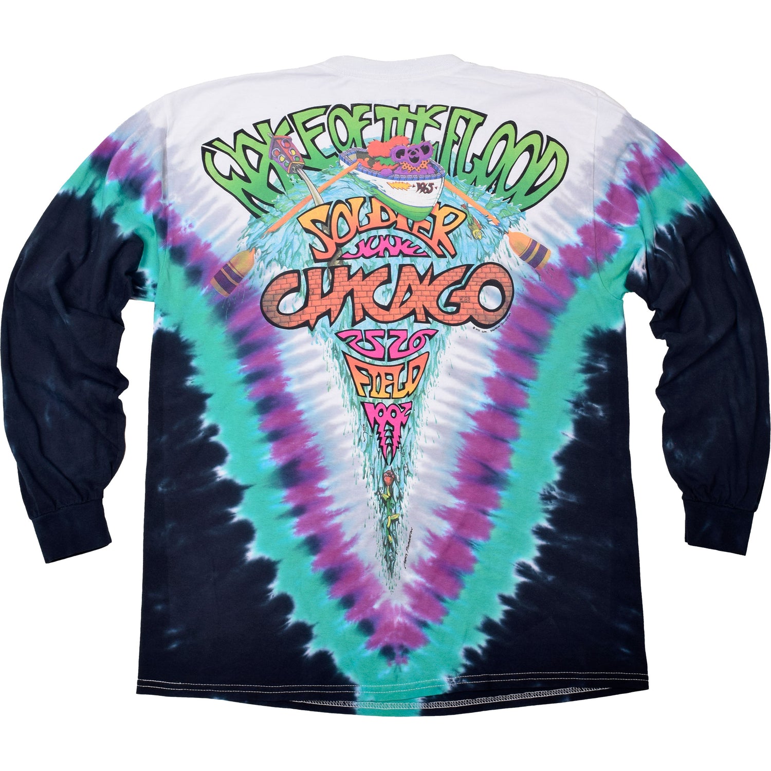 GRATEFUL DEAD Long Sleeve T-Shirt, Wake of The Flood