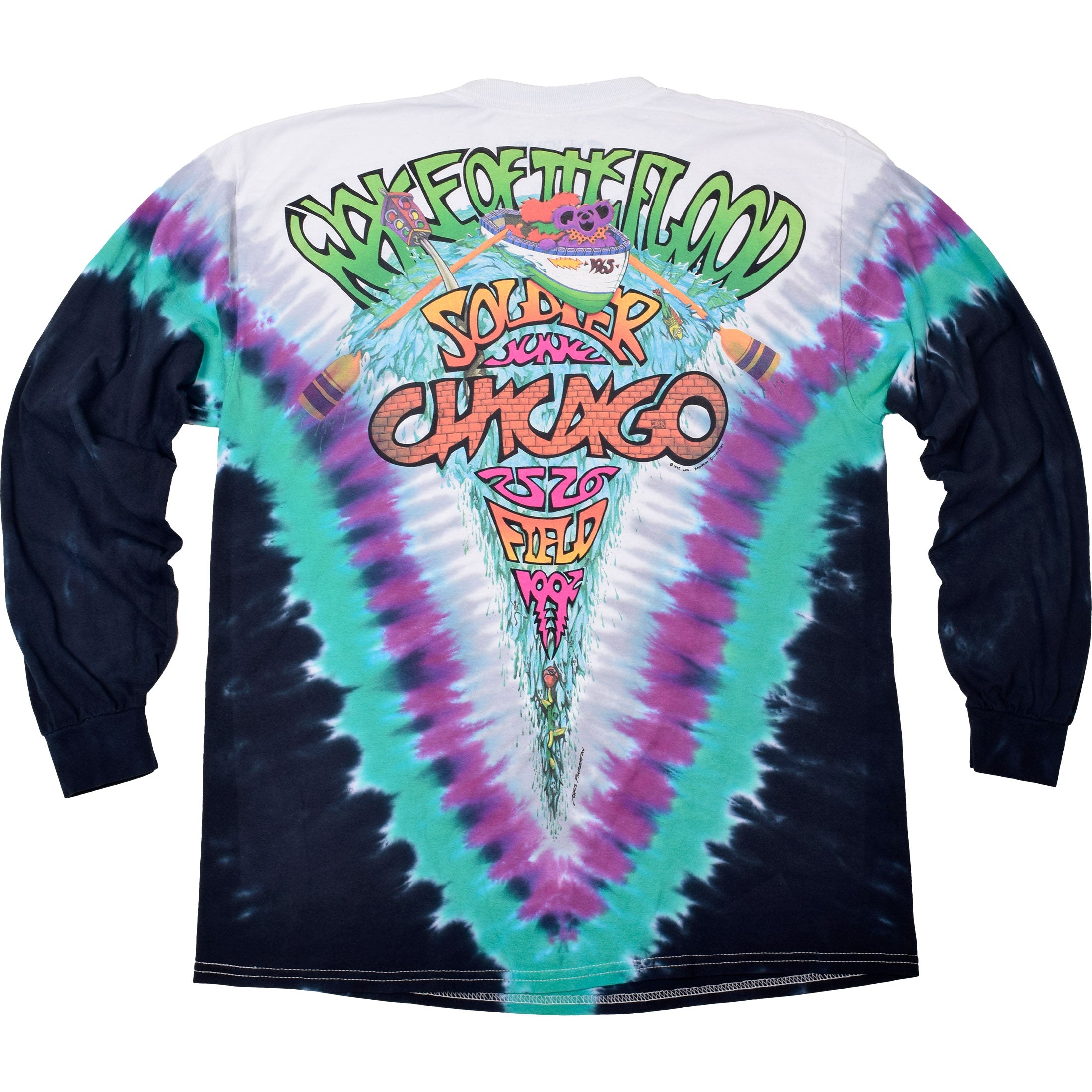GRATEFUL DEAD Long Sleeve T-Shirt, Wake of The Flood