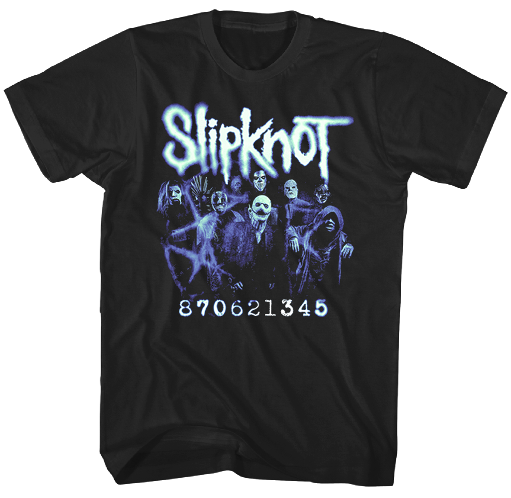 SLIPKNOT T-Shirt, MEMBER NUMBERS PHOTO