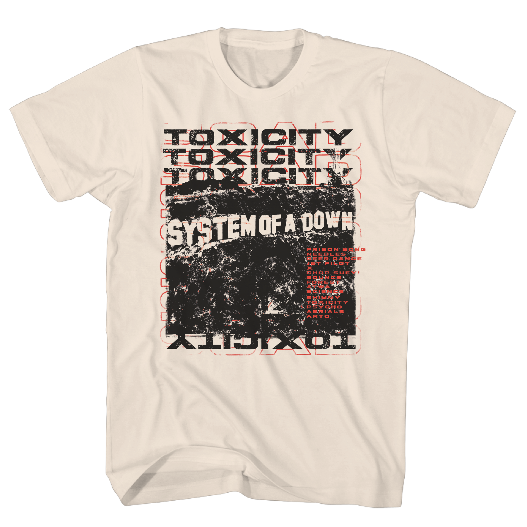 SYSTEM OF A DOWN T-shirt, TOXICITY – Authentic Band Merch