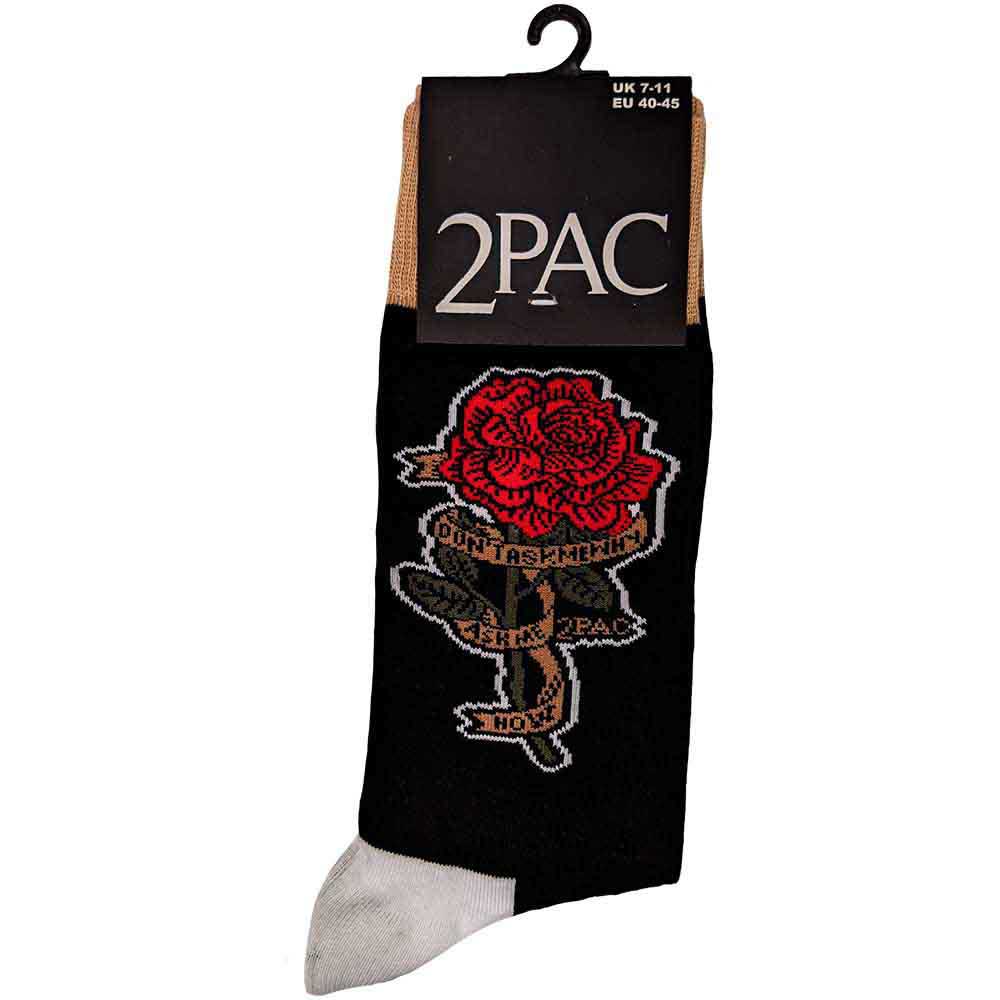 TUPAC Unisex Ankle Socks, Rose