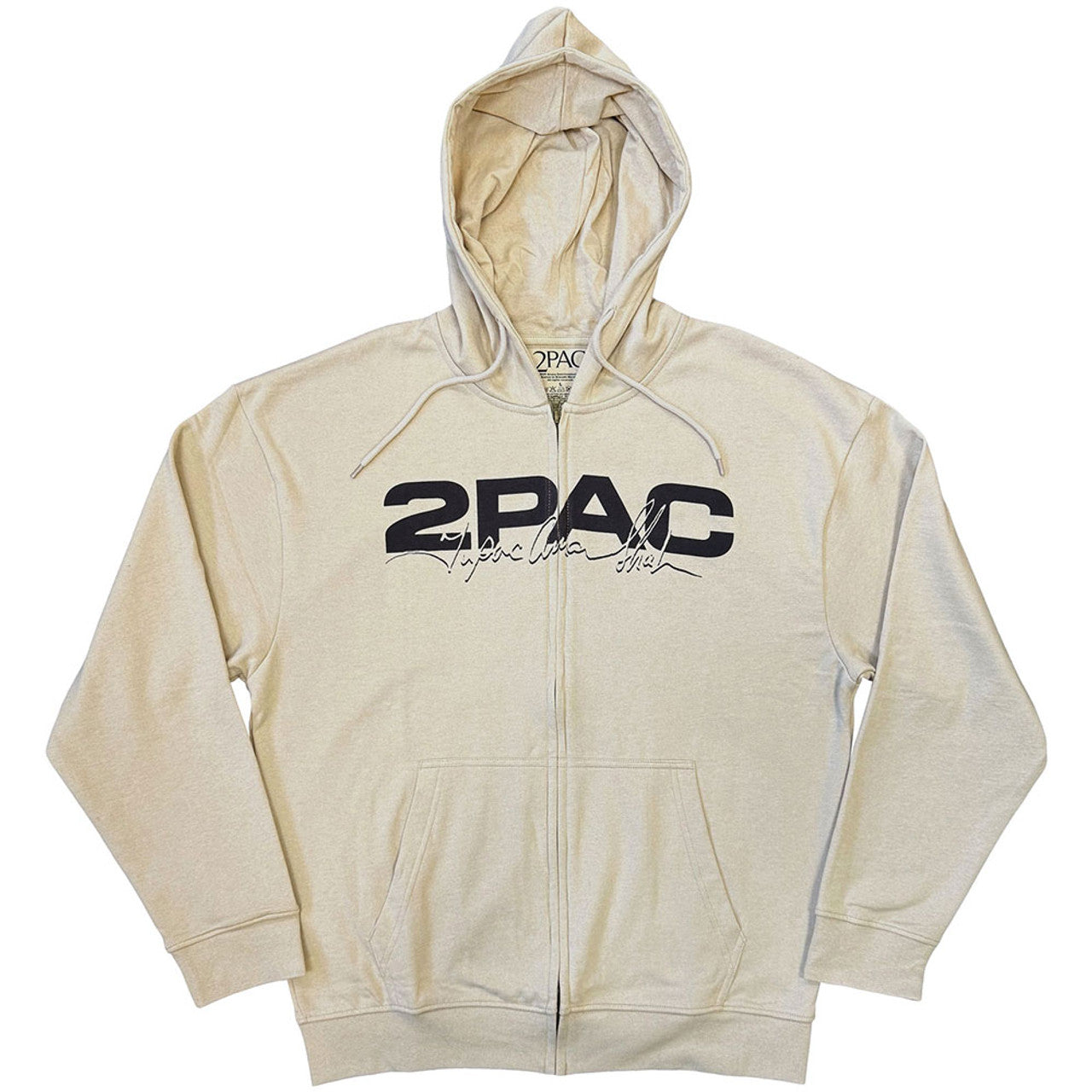 TUPAC Attractive Hoodie, Logo & Black Portrait