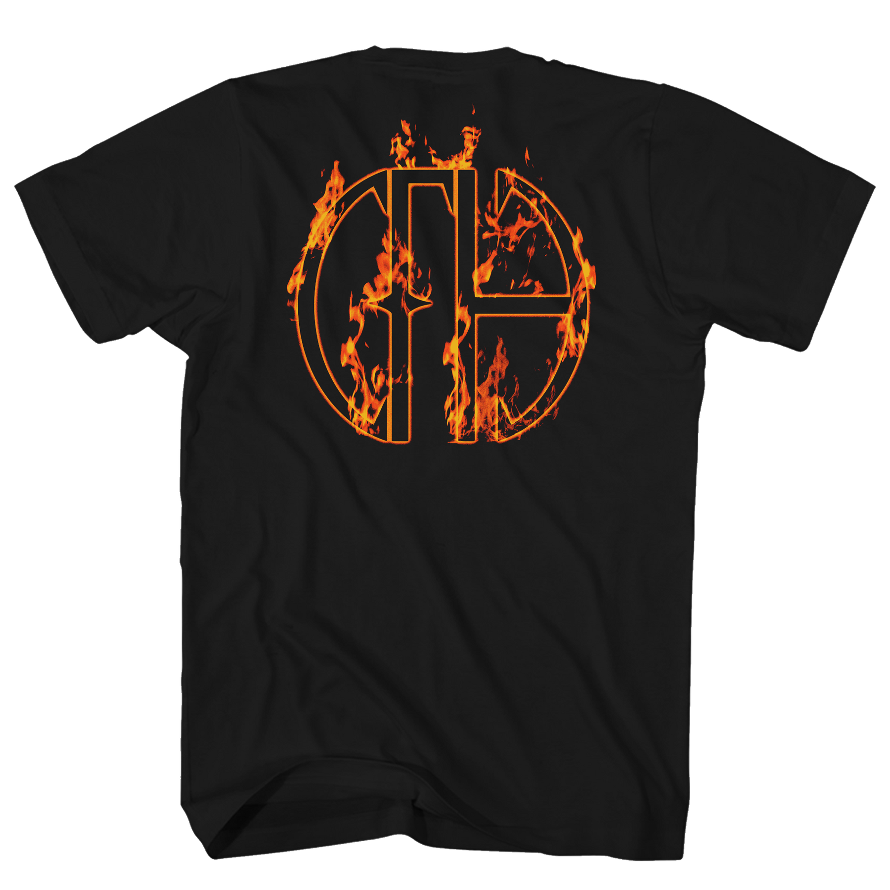 PANTERA Attractive T-Shirt, FLAMES BAND PHOTO