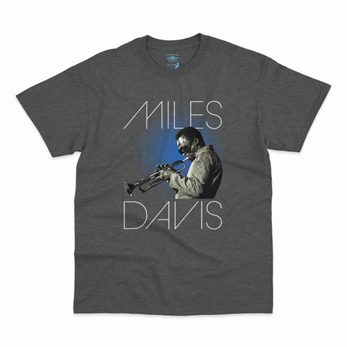 MILES DAVIS Superb T-Shirt, Blue Aura Heather