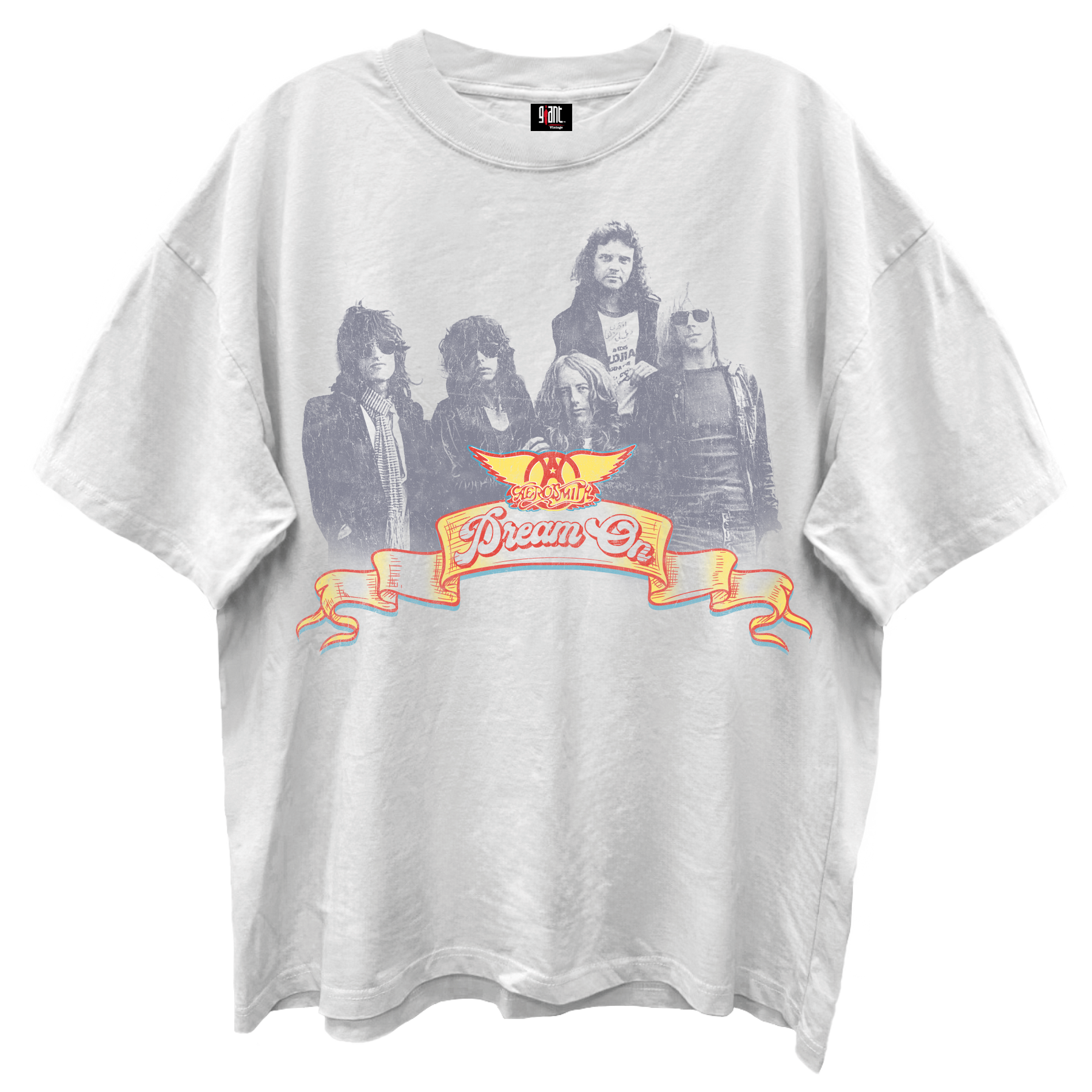 AEROSMITH Oversized T-Shirt, DREAM ON WORLD TOUR – Authentic Band