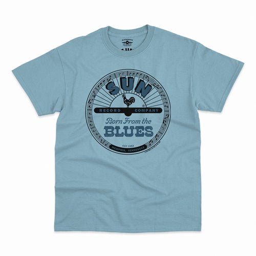 SUN RECORDS Superb T-Shirt, Born from The Blues Light