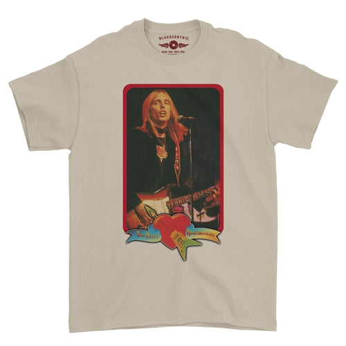 TOM PETTY & THE HEARTBREAKERS Superb T-Shirt, Red Guitar Sand