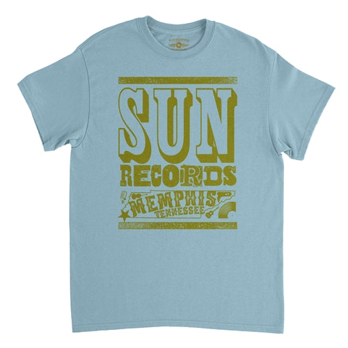 SUN RECORDS Superb T-Shirt, Tennessee Home Blue