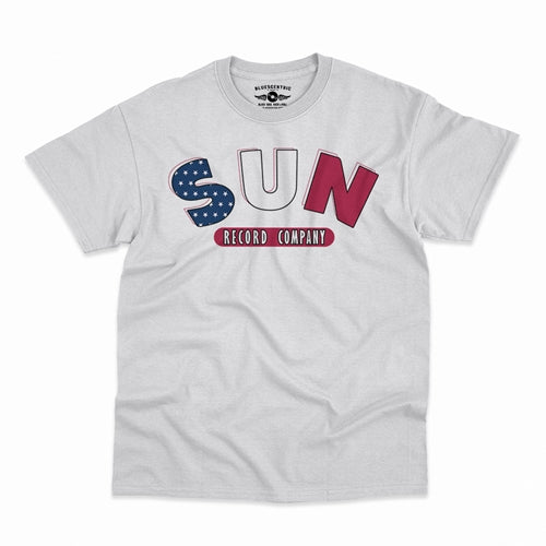 SUN RECORDS Superb T-Shirt, All American White