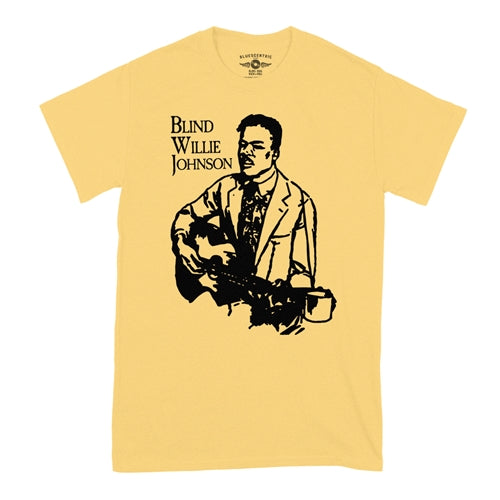 BLIND WILLIE JOHNSON Superb T-Shirt, Line Cut