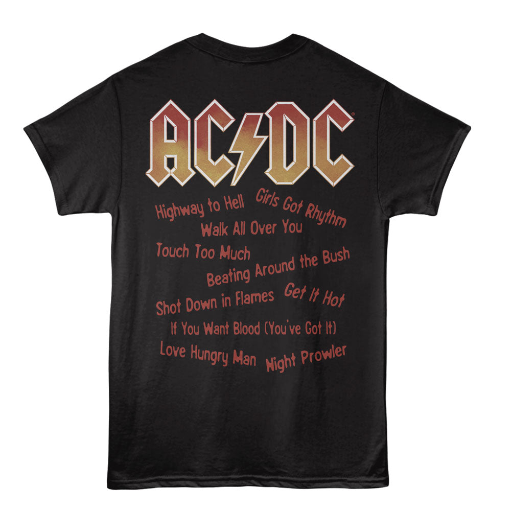 AC/DC Eye-Catching T-Shirt, HIGHWAY SONGS