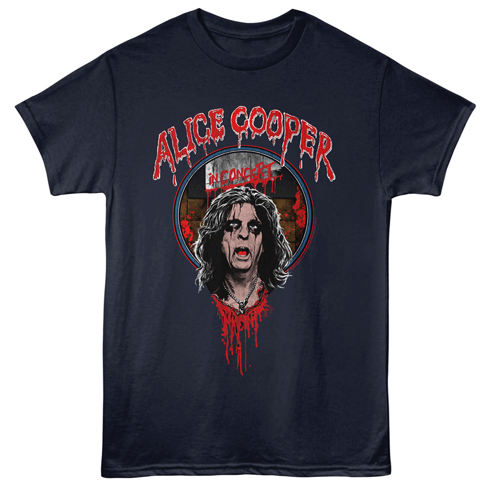 ALICE COOPER Eye-Catching T-Shirt, IN CONCERT