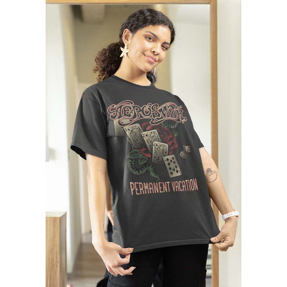 AEROSMITH Eye-Catching T-Shirt, Permanent Vacation