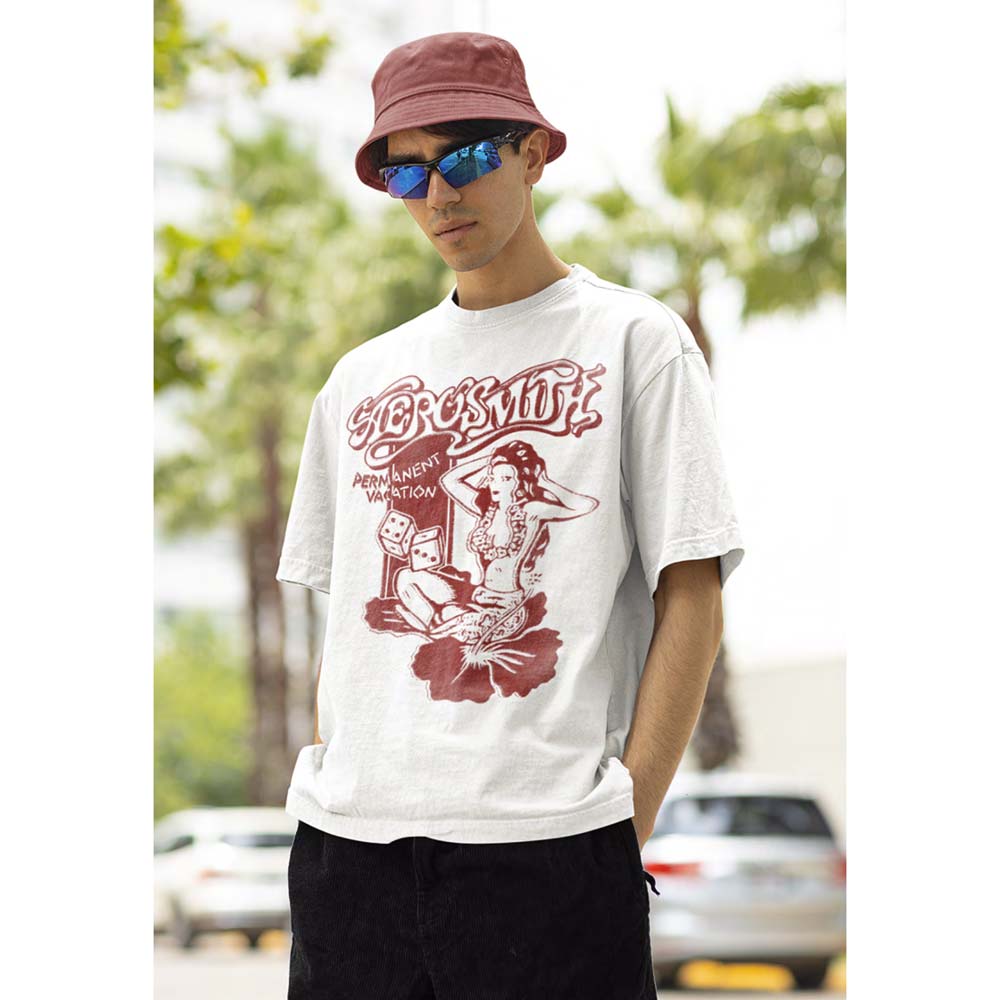 AEROSMITH Eye-Catching T-Shirt, Permanent V