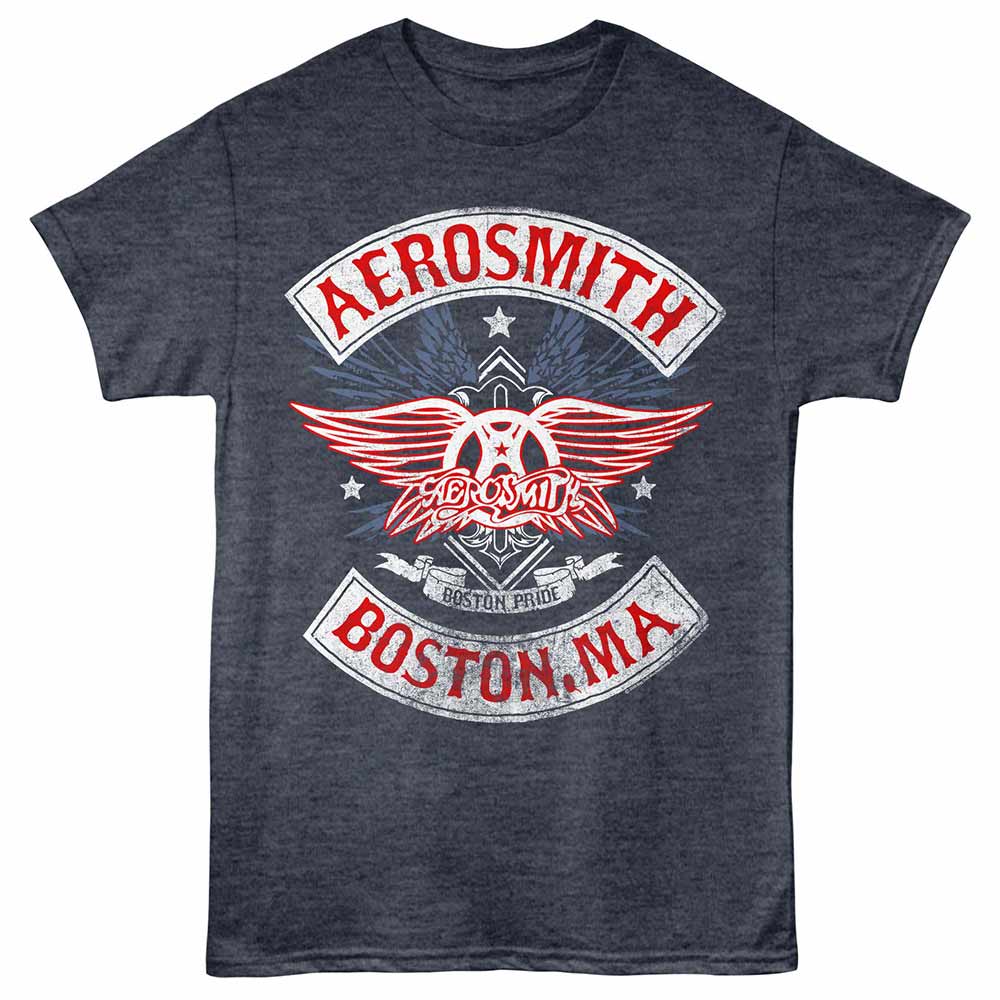 AEROSMITH Eye-Catching T-Shirt, BOSTON