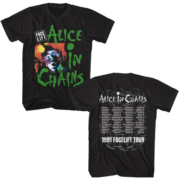 ALICE IN CHAINS Eye-Catching T-Shirt, Facelift Tour 1991