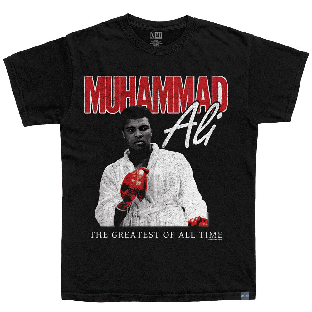 MUHAMMAD ALI Made in USA T-Shirt, RED GLOVES