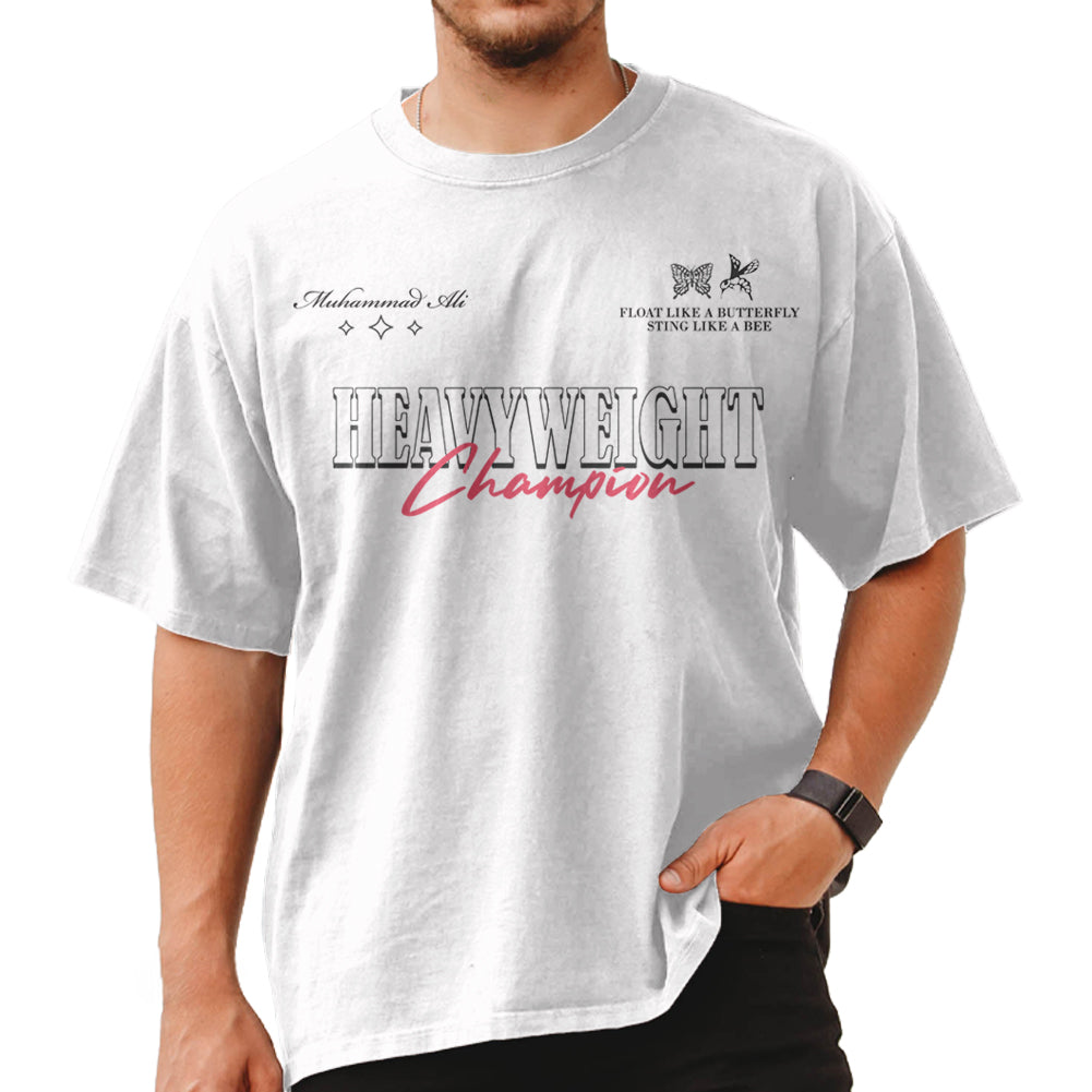 MUHAMMAD ALI Oversized T-Shirt, HEAVYWEIGHT CHAMPION