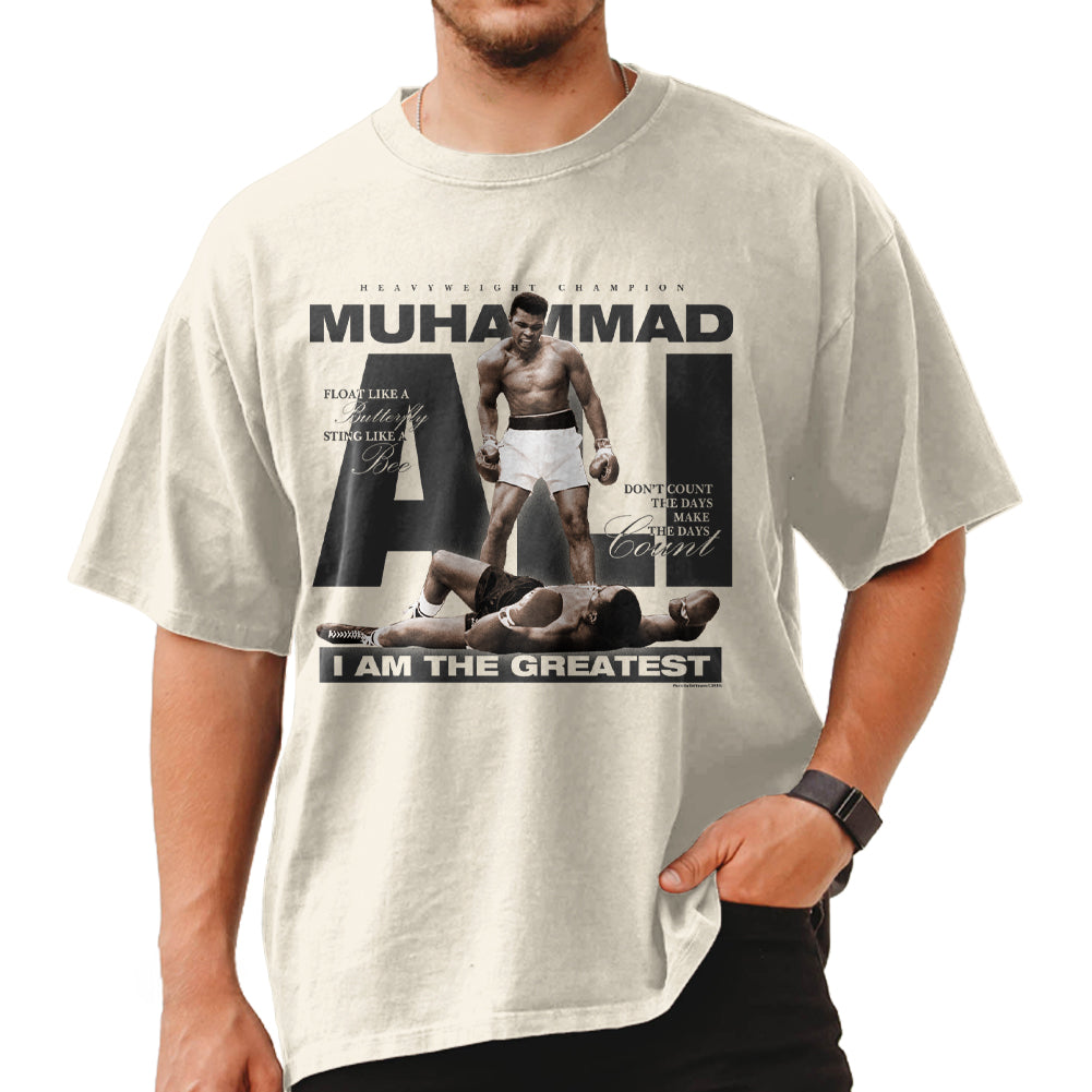 MUHAMMAD ALI Oversized T-Shirt, QUOTES