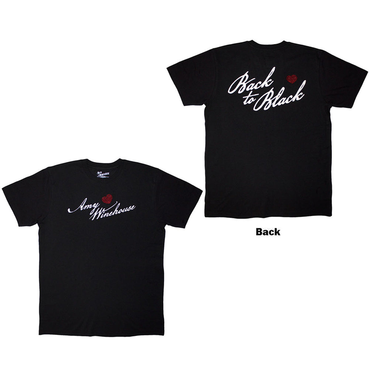 AMY WINEHOUSE Attractive T-Shirt, Back To Black